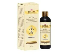 Masažo aliejus sausai ir brandžiai odai Vata, Sattva Ayurveda, 200ml