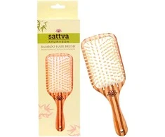 Bambukinis šepetys plaukams, Sattva Ayurveda, 19 cm