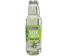 Grandininis pjūklas Beržų sultys su alijošiaus gabalėliais 750 ml – NaturAvena