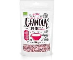 Ekologiška granola su avietėmis DIET FOOD, 200 g