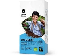 Grandininis pjūklas Ekologiška malta kava be kofeino - Arabica ir Robusta , Fair Trade Oxfam 250 g
