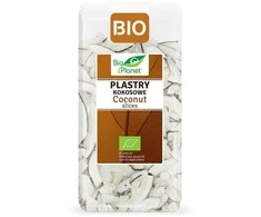 Grandininis pjūklas Ekologiški džiovintų kokosų traškučiai BIO PLANET, 250 g