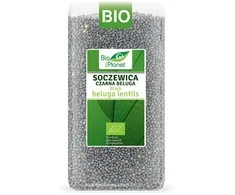 Grandininis pjūklas Ekologiški juodieji lęšiai "Beluga" BIO PLANET, 500g