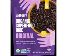 Grandininis pjūklas Ekologiški pilno grūdo ryžiai be glitimo Jasberry EXPRESS 200 g