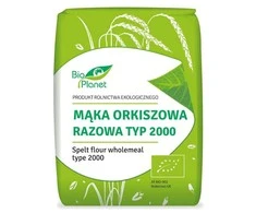 Grandininis pjūklas Ekologiški pilno grūdo Speltos miltai BIO PLANET, 1kg