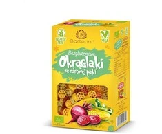 Grandininis pjūklas Ekologiški spalvoti, apvalūs makaronai be glitimo BARTOLINI, 250 g