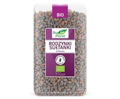 Grandininis pjūklas Ekologiškos džiovintos razinos Sultana (be glitimo) BIO PLANET, 1kg