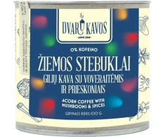 Grandininis pjūklas Gilių kava su grybais ir prieskoniais "Žiemos stebuklai" DVARO KAVOS, 100 g