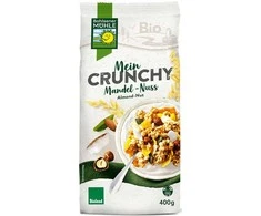 Grandininis pjūklas Granola su kokosų drožlėmis ir riešutais Bioland, 400g