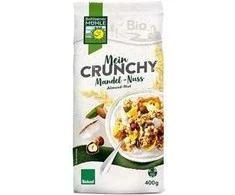Grandininis pjūklas Granola su kokosų drožlėmis ir riešutais Bioland, 400g