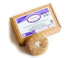 Natūralus kvepiantis masažinis šveitiklis-kempinė Vetiver, 20 g