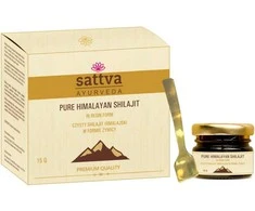 Gryna mumijo derva Shilajit Resin, Sattva Ayurveda, 15g
