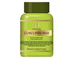 Maisto papildas "Kurkuminas Max" LIFELINES, 60 kaps.