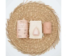 Menstruacinės taurelės ir sterilizatoriaus rinkinys BAMBOOZY, 1 vnt (S dydis)