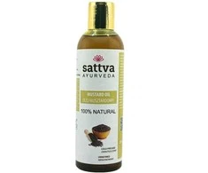Garstyčių sėklų aliejus, pirmojo šalto spaudimo, Sattva Ayurveda, 250ml
