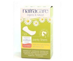 Kasdieniai įklotai Curved NATRACARE, 30vnt.