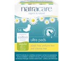 Higieniniai įklotai su sparneliais Ultra Regular NATRACARE, 14vnt.