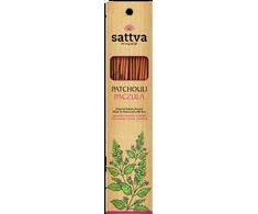 Pačiulio kvapo smilkalų lazdelės Patchouli, Sattva Ayurveda, 15 vnt.