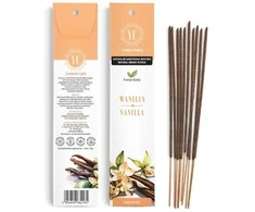 Natūralūs indiški vanilės kvapo smilkalai (10 vnt.) – YOUR CANDLE