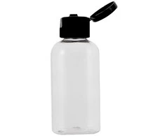 Plastikinis buteliukas su kamšteliu, 50 ml