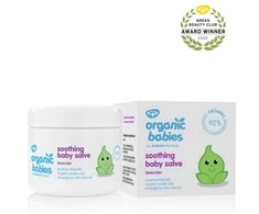 Grandininis pjūklas Raminantis kūno tepalas kūdikiams, levandų kvapo “Organic Baby“ Žalias PEOPLE, 100 ml