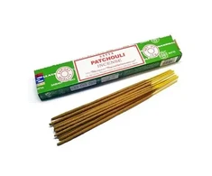 Grandininis pjūklas Rankų darbo smilkalai „Satya Patchouli“ (15 g), SATYA