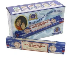 Nag Champa Satya Sai Baba Agarbatti smilkalų lazdelės, 15g