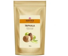 Triphala mišinio milteliai, ekologiški, Sattva Ayurveda, 100g