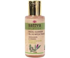 Veido prausiklis su sandalmedžiu ir ciberžole SATTVA, 100 ml