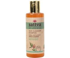 Maitinantis plaukų šampūnas su medumi ir migdolais Honey, Sattva Ayurveda, 210ml