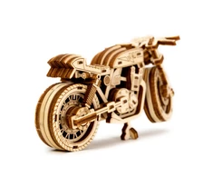 Dėlionė WOODEN CITY 3D Medinis Puzzle Cafe Racer Motociklas