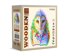 Hobilt Medinė dėlionė Woodencity Dapper Owl 150, detalių