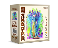 Hobilt Medinė dėlionė Woodencity Magnificent Dragon, 150 dalių