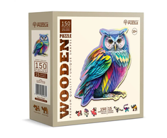 Hobilt Medinė dėlionė Woodencity Trendy Owl, 150 detalių