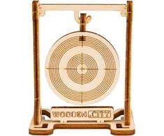 woodencity WOODEN CITY 3D Mediniai Dėlionės BRT-9 Pistoletas