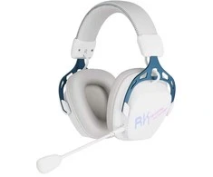 Royal Kludge HG103 belaidės ausinės | 2.4G, BT, 3.5mm | Cyborg Baltas