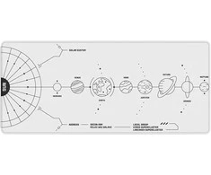 Kilimėlis Dark Project Tamsus Terra Nova Baltas XL projektas