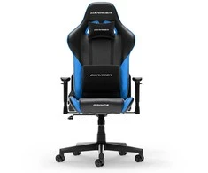 DXRACER Prince Series L juoda - mėlyna dirbtinės PVC odos ergonominė kėdė (F24-LTC-NB)