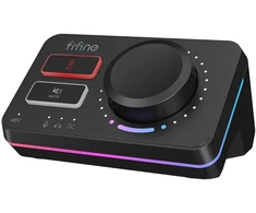 FIFINE AmpliGame SC9 Audio mikšerinis pultas | Juodas