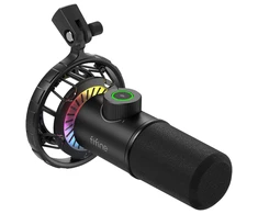 FIFINE K658 kardioidinis laidinis mikrofonas su RGB | USB