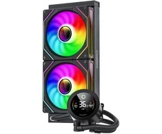 Gamemax CPU Liquid Cooler | ICEBURG 240 DIGITAL BK | Juodas