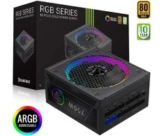 Gamemax PSU | RGB 750G | 750 W | Gold | Full Modular