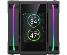 Gamemax CPU Air Cooler | SIGMA 620 LCD BK | Juodas