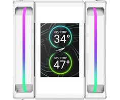 Gamemax CPU Air Cooler | SIGMA 620 LCD WH | Baltas