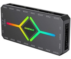 Gamemax | V4.0 ARGB PWM HUB BK | Hub for Gaming Chassis