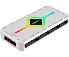 Gamemax | V4.0 ARGB PWM HUB WT | Hub for Gaming Chassis