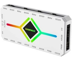Gamemax | V4.0 ARGB PWM HUB WT | Hub for Gaming Chassis