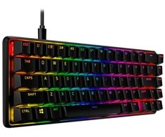 Mechaninė žaidimų klaviatūra HyperX Alloy Origins 65, US išdėstymas, HX Aqua Red Switch