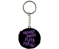 Jinx The Witcher - Nobody Smart Plays Fair Keychain