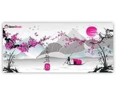 Kilimėlis Geekboss Sakura Drift, Ink-Wash Cherry Blossom, XL